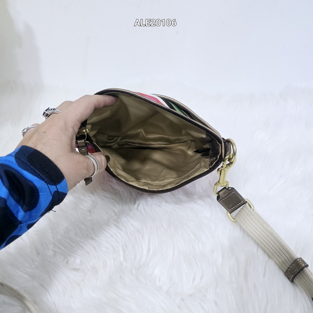 Coach Striped Milticolor Crossbody Bag 65th Anniversary Edition - Picture 9 of 17